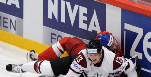 Latvija piedzīvo zaudējumu pret Čehiju