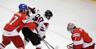 Latvija piedzīvo zaudējumu pret Čehiju