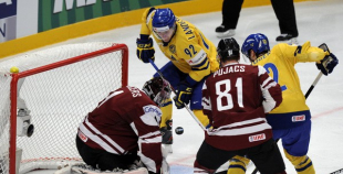 Latvija čempionātu pabeidz ar zaudējumu zviedriem