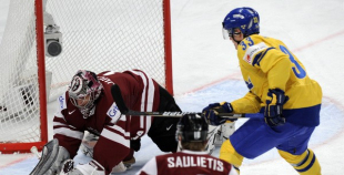 Latvija čempionātu pabeidz ar zaudējumu zviedriem