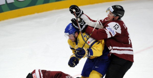 Latvija čempionātu pabeidz ar zaudējumu zviedriem