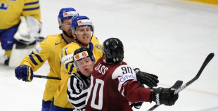 Latvija čempionātu pabeidz ar zaudējumu zviedriem