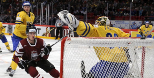 Latvija čempionātu pabeidz ar zaudējumu zviedriem