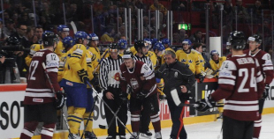 Latvija čempionātu pabeidz ar zaudējumu zviedriem