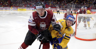 Latvija čempionātu pabeidz ar zaudējumu zviedriem