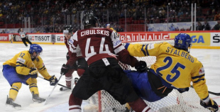 Latvija čempionātu pabeidz ar zaudējumu zviedriem