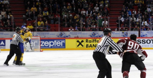 Latvija čempionātu pabeidz ar zaudējumu zviedriem