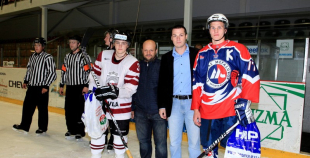 Latvijas U20 izlase uzveic "Liepājas Metalurgu"