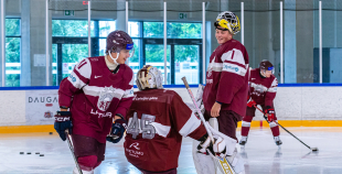 U-20 izlases kandidāti gatavojas LHF Prezidenta kausa izcīņai