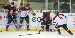 Latvijas hokeja izlases treniņš 24.03.2017.