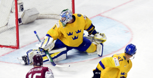 FOTO: Latvija -  Zviedrija (2:3)