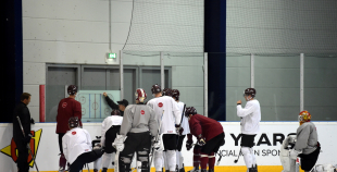 Latvijas hokeja izlases treniņš 07.05.2017.