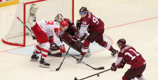 FOTO: Latvija - Dānija (1:0)