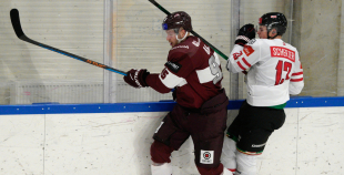 Latvijas nacionālā izlase vēlreiz uzvar Austriju