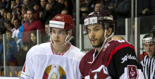 EHC: Latvija - Baltkrievija 1:0