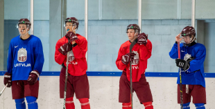 FOTO: Latvijas U-20 valstsvienība turpina gatavoties pasaules čempionātam