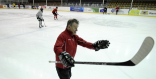 Hokeja izlases treniņš