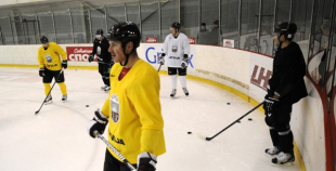 Hokeja izlases treniņš