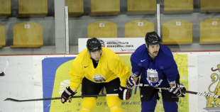 Hokeja izlases treniņš