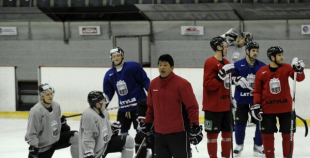 Hokeja izlases treniņš