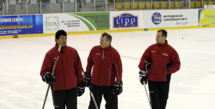 Hokeja izlases treniņš