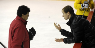 Hokeja izlases treniņš