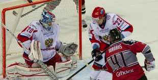 Latvijas izlase otrajā mačā atzīst krievu pārākumu