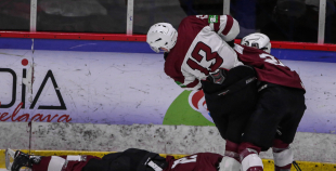 FOTO: Latvija U-18 - Latvijas U20 B komanda 2:1