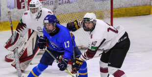 FOTO: Latvija U-18 - Kazahstāna U-18 1:0