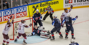 FOTO: Latvija - ASV (2:3 pag.)