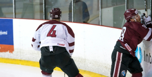 Latvijas hokeja izlases treniņš 24.03.2017.