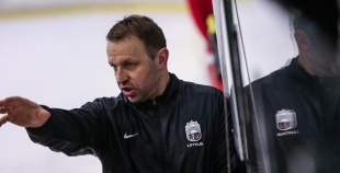 FOTO: Latvijas U-20 hokeja izlases treniņš (02.12)