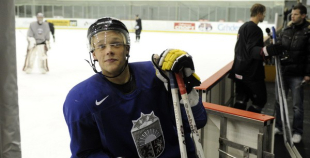 Hokeja izlases pēdējais treniņš pirms došanās uz Franciju