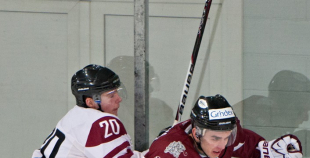 Latvijas U20 izlase pēdējā spēlē pirms PČ izcīna uzvaru