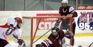 Latvijas jaunieši ar 4:1 apspēlē Baltkrievijas vienadžus