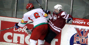 Latvijas jaunieši ar 4:1 apspēlē Baltkrievijas vienadžus