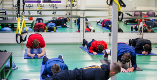 FOTO: Latvijas izlases kandidāti uzsāk otro treniņnometnes nedēļu 