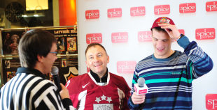 2013 Latvijas hokeja izlases tikšanās ar līdzjutējiem "Spicē"