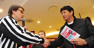 2013 Latvijas hokeja izlases tikšanās ar līdzjutējiem "Spicē"