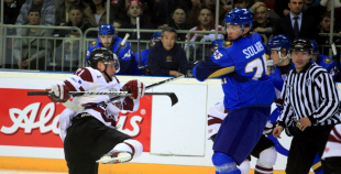 Latvija - Kazahstāna 3:2