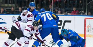 Latvija - Kazahstāna 3:2
