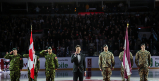 FOTO: Latvija - Kanāda 0:2 