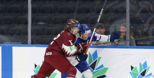 Latvijas izlase izcīna punktu pret Slovākiju un saglabā izredzes uz 1/4 finālu