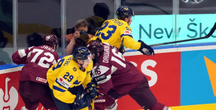 Latvijas izlases atzīst Zviedrijas izlases pārākumu