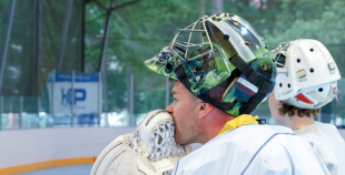 Latvijas inline hokeja izlase aizvada pirmo treniņu 