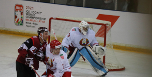 EHC: Latvija - Baltkrievija 0:3