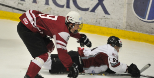 2013 Latvijas U18 hokeja izlase ar 3:4 piekāpjas HK "Rīga"