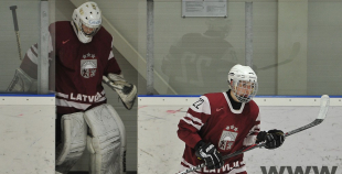 2013 Latvijas U18 hokeja izlase ar 3:4 piekāpjas HK "Rīga"