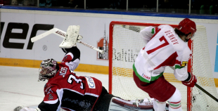 EHC: Latvija - Baltkrievija 0:3