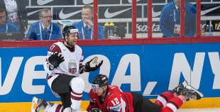 Latvija - Austrija 3:6